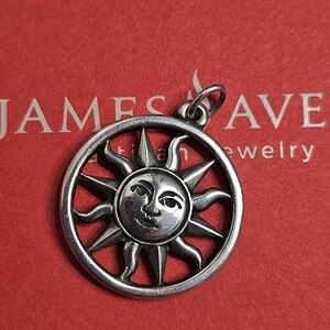 James Avery Retired Double Sun Drop Pendant